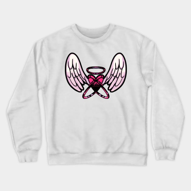 Halo Heart Crewneck Sweatshirt by KO-of-the-self